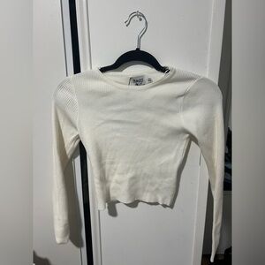 Jax Long Sleep Top White